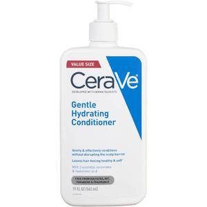 lot 2401 image: CeraVe Gentle Hydrating Conditioner, Hair Conditioner with Hyaluronic Acid pump is broken