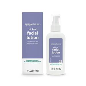 lot 2424 image: Amazon Basics Oil-free Facial Moisturizer for Sensitive Skin, Fragrance Free, Non-Comedogenic, 4 Fluid Ounce (Previously Solimo)