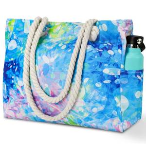 lot 4399 image: Tavaleu Beach Bags for Women Large Tote Bag Sandproof Pool Gym Travel