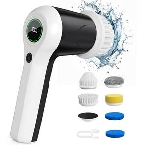 lot 4447 image: PUFTEM Electric Spin Scrubber, Cordless Shower Scrubber