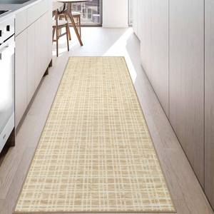 lot 4449 image: LUXLOOM Washable Runner Rug 2x6 Runners for Hallway Entryway Rug Modern Non Slip Kitchen Rugs Bathroom Rugs Soft Faux Wool Stain Resistant Carpet for Bedroom Laundry 2x6 Yellow