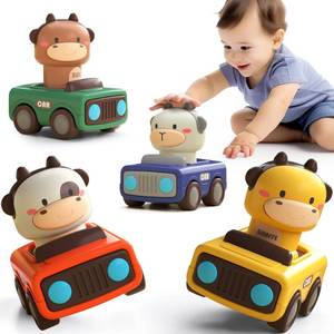 lot 4450 image: iPlay, iLearn Baby Press to Go Car Toys for Toddlers 1-3, 1 Yr Old Boy Gift
