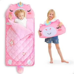 lot 5059 image: iPlay, iLearn Kid Sleeping Bag, Unicorn Slumber Sack, Toddler Girl Nap Mat