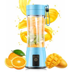 lot 5092 image: Portable Blender for Smoothies & Shakes - Cordless Personal Size Mini Blender with BAP Free Juice Cup, Quick Squeeze for SportsPicnicHome