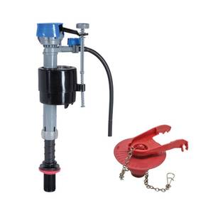 lot 6217 image: Fluidmaster K-400H-039 Toilet Fill Valve & 2-Inch Flapper Repair Kit