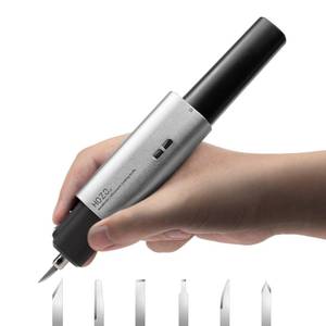 lot 6240 image: HOZO NeoBlade Wireless Ultrasonic Cutter �� 40kHz Vibration & 40W Auto Power Adjustment, Replaceable Battery, Turbo Cooling, 2 Cutting Modes �� For 3D Printing, Woodworking, Prototyping,Model Mods & DIY
