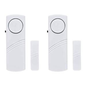 lot 6254 image: 2 Pack Door Alarms for Home Security - 90dB Window Door Alarm, DIY Anti-Theft Burglar Alert Bell for Home, Office & Garage, Easy Peel and Stick Installation