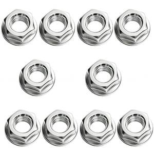 lot 6256 image: 10 Pcs Nuts for Battery Terminal Compatible with Toyota Nissan GM