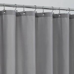 lot 8015 image: ALYVIA SPRING Waterproof Fabric Shower Curtain or Liner Gray, 72x72