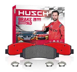 lot 8020 image: HUSCH Rear Ceramic Brake Pads Kit Fit For Chevrolet Impala 2011-2013