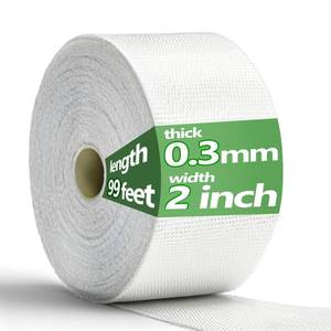 lot 8037 image: Kevenal Fiberglass Cloth Roll, 2 Inch x 99 Feet, 0.3mm Thick Woven Roving Fiberglass Tape for Precision Repair, Automotive Seams, Boat Joints, DIY Projects - Compatible with Polyester Resin & Epoxy
