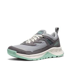 lot 9504 image: KEEN Womens Hightrail Vent Low Height Durable Lightweight Breathable Leather Hiking Shoes, Steel GreyLichen, 8.5