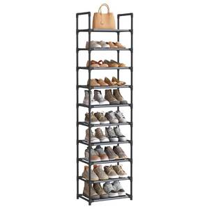 lot 9531 image: SONGMICS Shoe Rack, 10-Tier Shoe Shelf, Shoe Storage Organizer