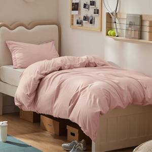 lot 9537 image: Bedsure TwinTwin XL Duvet Cover, Double Brushed Bedding Set, Blush Pink