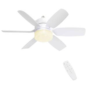 lot 9547 image: Fanspex 20.5 Socket Ceiling Fan Light for Home Living Room Bedroom Garage