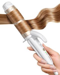 lot 9551 image: FURIDEN Lite Dual-Voltage Curling Iron, 2-in-1 Travel Combo for Carry-On