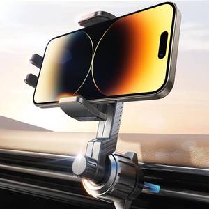 lot 10247 image: LISEN Universal Phone Holders for Your Car, Never Fall Off Car Vent Cell Phone Mount Big Phone Friendly Gifts Accessories for Women Men fit iPhone 17 16 15 14 13 12 All Smartphones, Black