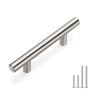 lot 10260 image: homdiy 20 Pack Drawer Pulls Brushed Nickel Cabinet Pulls 201SN Cabinet Hardware Modern Kitchen Cabinet Handles 2-12 Hole Centers Cupboard Handles
