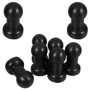 lot 10270 image: SquEqu 8 Pack Trampoline Poles Cap Replacement Trampoline Enclosure Pole Top Cap Protective Cover Ends Toppers for Trampoline Frame Poles 1 Inch Enclosure Straight Tube Trampoline Safety Enclosure Net