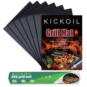 lot 10297 image: Grill Mats for Outdoor Grill, Non Stick BBQ Grill Mat Set of 6