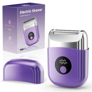 lot 10300 image: Cordless Electric Razors for Women, Travel Electric Shaver with LED Display, IPX7 Waterproof Wet Dry, Rechargeable Body Trimmer Shaver for Pubic, Face,Bikini,arms, Legs