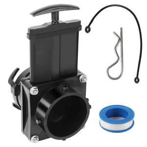 lot 10320 image: TonGass 3-Inch RV Waste Valve Body with Handle, Mess-Free Water Valve
