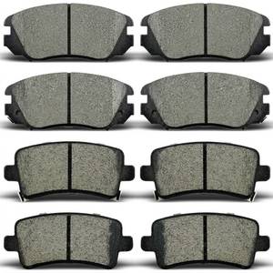 lot 10324 image: TALAMOYI Ceramic Front Rear Brake Pads set fit for Buick Allure 2010,for Buick Lacrosse 2011-2016,for Buick Regal 2011-2017,for chevy Malibu 2013-2016,for Impala 2014-2020,for SAAB 9-5 2011