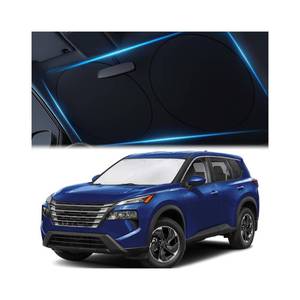 lot 10329 image: Magnelex Car Windshield Sunshade �� Double-Layer Design for 2X Heat Blocking, Blocks UV Rays, Foldable Sun Shade for Cars, Trucks & SUVs, Keeps Interior Cooler, Medium (59 x 31 in)