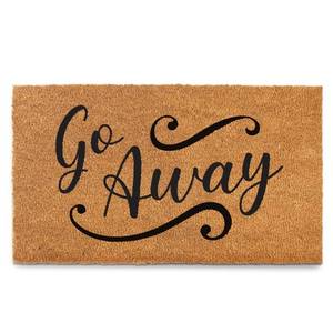 lot 11097 image: MAINEVENT Go Away Doormat 30x17 Inch