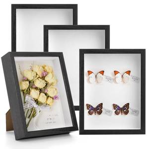 lot 11115 image: Hacaroa Shadow Box Picture Frame Set of 4, 8x6 Inches