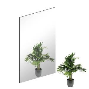lot 11116 image: QEEYON Glass Wall Mirror Tile 16 x 12 Inches