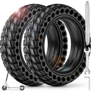 lot 11120 image: BANGTING Solid Electric Scooter Tires 8.5x2.0 (2-Pack)