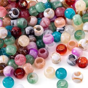 lot 12010 image: PAGOW 150pc Acrylic Large Hole Pop Beads Mix Color