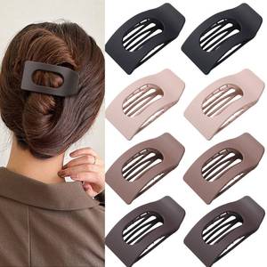 lot 12389 image: Drealoe Flat Hair Clips 8-Pack Large Claw