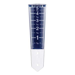 lot 12408 image: AcuRite 5-Inch Rain Gauge Model 406690