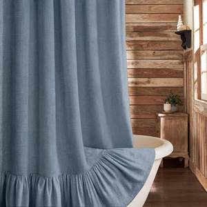 lot 12418 image: XOGUIBO Farmhouse Shower Curtain 72 W x 72 L