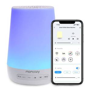 lot 12420 image: Momcozy Smart Baby Sound Machine with Night Light