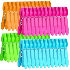 lot 12431 image: HiGift Plastic Clothespins 48 Pack Colored