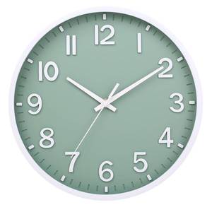 lot 12447 image: Moiubik 8 Inch Silent Wall Clock, Battery Operated