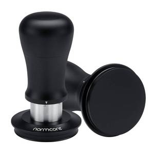 lot 14088 image: Normcore 51mm Espresso Tamper V5, Spring-loaded Coffee Tamperwith 6 Adjustable Pressure Settings, Tri-Spring Technology, Titanium-Coated Flat Base, Anodized Aluminum Handle and Silcone Stand