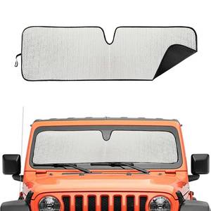 lot 14107 image: Windshield Sun Shade for Jeep,Windshield Sunshade for Wrangler TJ JK JL