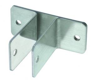 lot 14117 image: Harris Hardware 11569��B Stainless Steel 2 Ear Bracket for 12 Panel