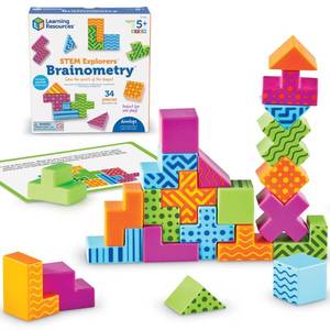 lot 14166 image: Learning Resources STEM Explorers Brainometry - 3D Puzzle Games for Kids, Kids Travel Games, Brain Teaser Puzzles, Pattern Memory Game, Brain Game Toys, Classroom Toys, 5 Year Old Boy and Girl Gifts