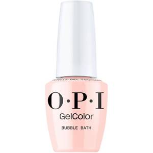 lot 14194 image: OPI GelColor Gel Nail Polish Bubble Bath  Sheer Nude Pink
