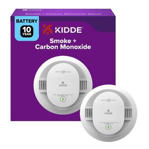 lot 14199 image: Kidde Smoke & Carbon Monoxide Detector, 10-Year Battery, 30CUD10, 1 Pack