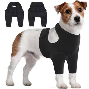 lot 14209 image: IDOMIK Dog Recovery Suit for Front Legs,Dog Recovery Sleeve Elbow Protector