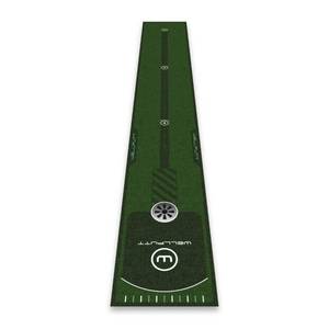 lot 19834 image: WELLPUTT - Golf Putting Training Mat - 8ft Essential
