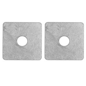 lot 19843 image: 30Pcs M12 Galvanized Square Washer Flat Plate Fastener 12ID2OD316 THK