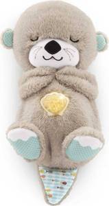 lot 19894 image: FISHER-PRICE BABY Toy Soothe n Snuggle Otter Portable Plush Sound Machine with Music Lights & Breathing Motion for Newborns 0 Months