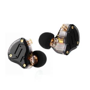 lot 20367 image: Linsoul KZ ZS10 Pro, 4BA1DD 5 Driver in Ear Monitor, HiFi Wired Earbuds, Gaming Earbuds, Hybrid IEM Earphones with Stainless Steel Faceplate, Detachable Cable for Musician(Without Mic, Dark Black)